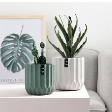Load image into Gallery viewer, Ceramic Nordic Cement Flower Pots Geometrical Simplicity
