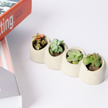 Load image into Gallery viewer, Four-hole flowerpot silicone mold
