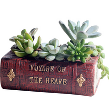 Load image into Gallery viewer, Vintage Literature Book Resin Succulent Plant Pot
