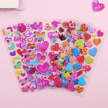 Load image into Gallery viewer, Cartoon Anime Three-dimensional Stickers Puzzle Early Education Kindergarten Reward Bubble Stickers
