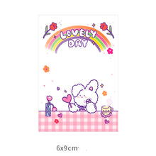Load image into Gallery viewer, Memo Paper Small Notebook Sticky Notes Creative Cute Cartoon Stationery
