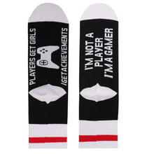 Load image into Gallery viewer, Letter Printing Thickened And Cotton Mid-tube Game Socks
