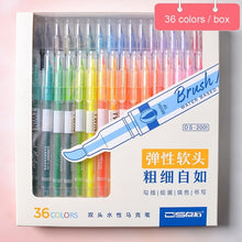 Load image into Gallery viewer, Color Calligraphy  Art Hair Note Pen
