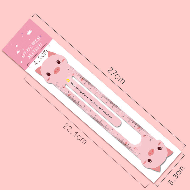 Load image into Gallery viewer, Japanese And Korean Creative Zodiac Magnetic Ruler Cartoon