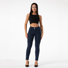 Load image into Gallery viewer, Dark Blue Waterproof Vintage Stretch Cotton Women Sweatpants
