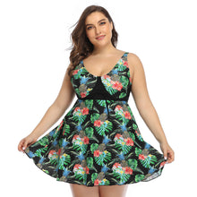Load image into Gallery viewer, Oversized split print swimsuit
