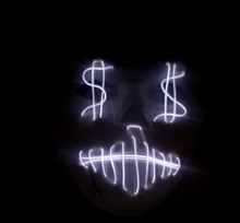 Load image into Gallery viewer, LED US dollar party mask
