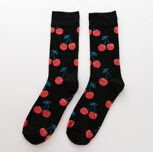 Load image into Gallery viewer, Happy tube socks fruit banana men's and women's socks
