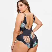 Load image into Gallery viewer, Plus size triangle one-piece swimsuit
