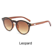 Load image into Gallery viewer, Wood grain plastic SunGlasses
