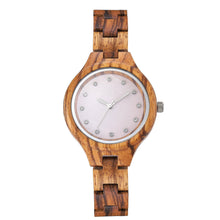 Load image into Gallery viewer, Fashion Sandalwood Watch All Wood Strap Japanese Quartz Movement Wooden Watch
