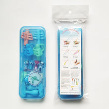 Load image into Gallery viewer, Two-Finger Grip Silicone Baby Learning Writing Tool Writing Pen Writing Correction Device Children Stationery Gift 3pcs
