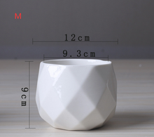Load image into Gallery viewer, Desktop ceramic flowerpot

