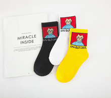 Load image into Gallery viewer, Creative cartoon tide socks INS net red super fire men and women couple socks cotton tube
