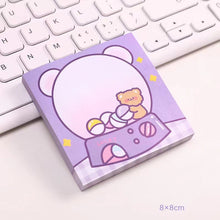 Load image into Gallery viewer, Cartoon Soft Cute Rabbit Notebook Purple Girl Portable Message

