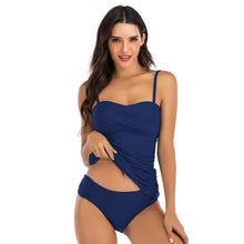 Load image into Gallery viewer, Covered belly split swimsuit ladies conservative
