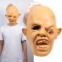 Load image into Gallery viewer, Horror One-Eyeed Mask Cosplay Scary Zombine Joker Haunted House Latex Masks Helmet Halloween Party Costume Props
