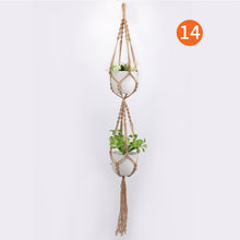 Load image into Gallery viewer, Vintage hemp rope flowerpot net bag hanging
