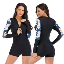 Load image into Gallery viewer, Long sleeve surfing suit sunscreen female swimsuit

