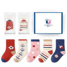 Load image into Gallery viewer, Children's Autumn And Winter Tube Cotton Socks
