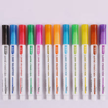 Load image into Gallery viewer, Dream double line outline pen 8 color suit
