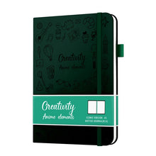 Load image into Gallery viewer, Dot Matrix Horizontal Line Inside Two-color Ribbon Notebook
