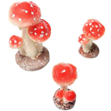 Load image into Gallery viewer, Mini mushroom bonsai decorations
