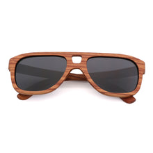 Load image into Gallery viewer, Custom logo Wooden Frame Sunglasses Unisex
