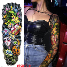 Load image into Gallery viewer, Halloween tattoo stickers
