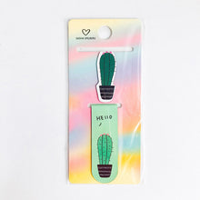 Load image into Gallery viewer, Cactus magnetic bookmark
