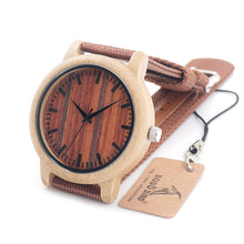 Load image into Gallery viewer, BOBO BIRD bamboo watch
