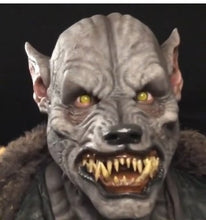 Load image into Gallery viewer, Werewolf Costume Party Mask Halloween Simulation Animal Rotate Headwear Costume Wolf Face Masks Cosplay
