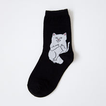 Load image into Gallery viewer, Cat socks cotton hip hop street wind socks
