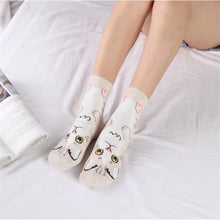 Load image into Gallery viewer, Spring And Autumn New Cartoon Straight Socks Female Adult Animal Cute Female Sockscotton Socks In Stockings
