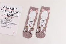 Load image into Gallery viewer, Spring And Autumn New Cartoon Straight Socks Female Adult Animal Cute Female Sockscotton Socks In Stockings
