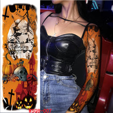 Load image into Gallery viewer, Halloween tattoo stickers
