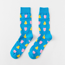 Load image into Gallery viewer, Happy tube socks fruit banana men's and women's socks
