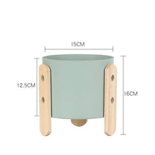 Load image into Gallery viewer, Nordic ins simple net red cream macaron iron flower pot
