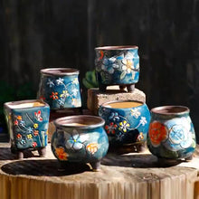 Load image into Gallery viewer, Flower Pot Ceramic Yanxi Pot Size Caliber Flower Pot

