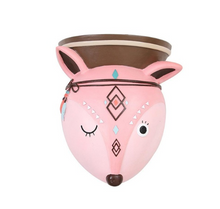 Load image into Gallery viewer, Indian Style Wall Mounted Plant Pot Wall Hanging Succulent Pots Cartoon Animal Shape Resin Indoor Flower Pots for Home Decor
