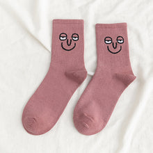 Load image into Gallery viewer, Funny Expression Jacquard Personality Ladies Stockings
