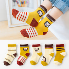 Load image into Gallery viewer, Simple Children's Cartoon Combed Cotton Socks
