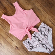 Load image into Gallery viewer, Printed High Waist Bikini
