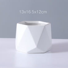 Load image into Gallery viewer, Geometric Green Plants Hydroponic Flowerpot
