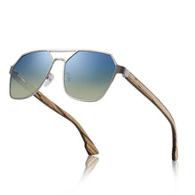Load image into Gallery viewer, Wooden sunglasses with UV protection
