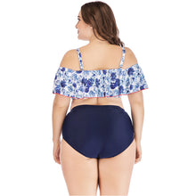 Load image into Gallery viewer, Women's printed plus size swimsuit

