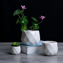 Load image into Gallery viewer, Desktop ceramic flowerpot
