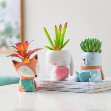 Load image into Gallery viewer, Creative Cartoon Simulation Succulent Potted Ornaments Office Desk Furnishings
