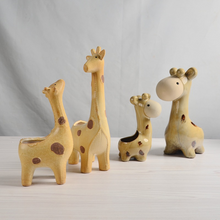 Load image into Gallery viewer, Creative Cute Ceramic Giraffe Succulent Flower Pot
