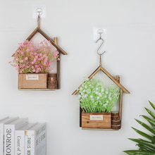 Load image into Gallery viewer, European Style Wooden Hanging Pot Wall Decoration Creative Wall Hanging Flower Pot Flower Basket Home Living Room Wall Decoration Wall Hanging Flower Pot
